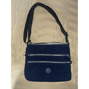 Kipling Sabian Crossbody Mini Bag Lightweight Everyday Purse Navy Blue